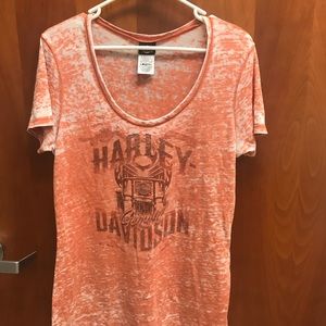 Womenswear Harley Davidson Burnout Tee-XL